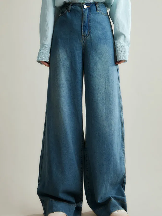 Loose Casal Wide Leg Jeans