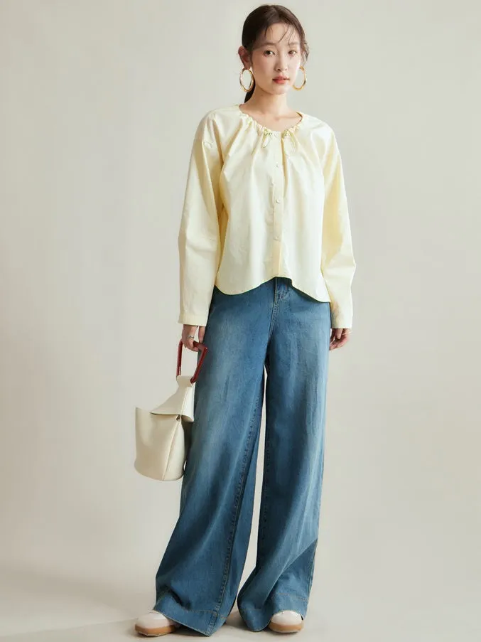 Loose Casal Wide Leg Jeans