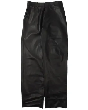 Loose Leather Pants