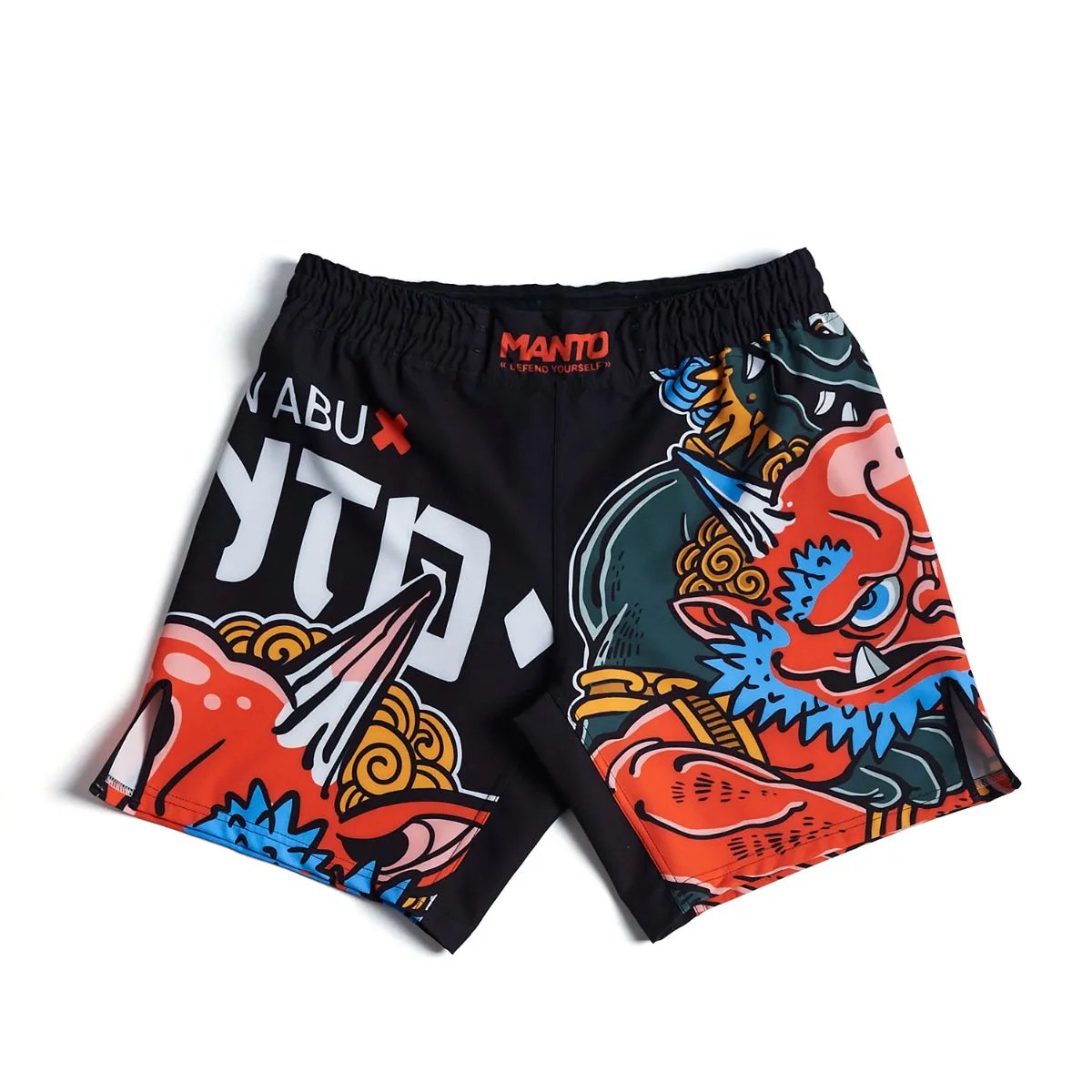 Manto x Yauhen Abu Oni Fight Shorts Black