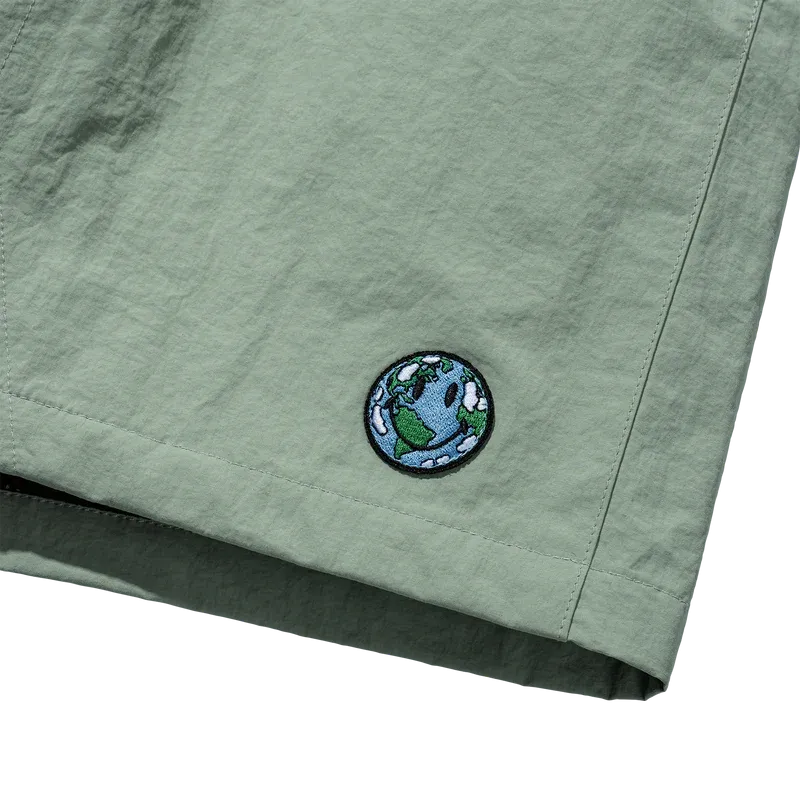 Market Smiley Atlas Tech Shorts - Basil