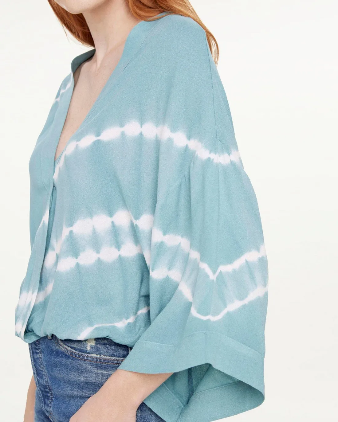 Meadow Short Sleeve Surplice Top