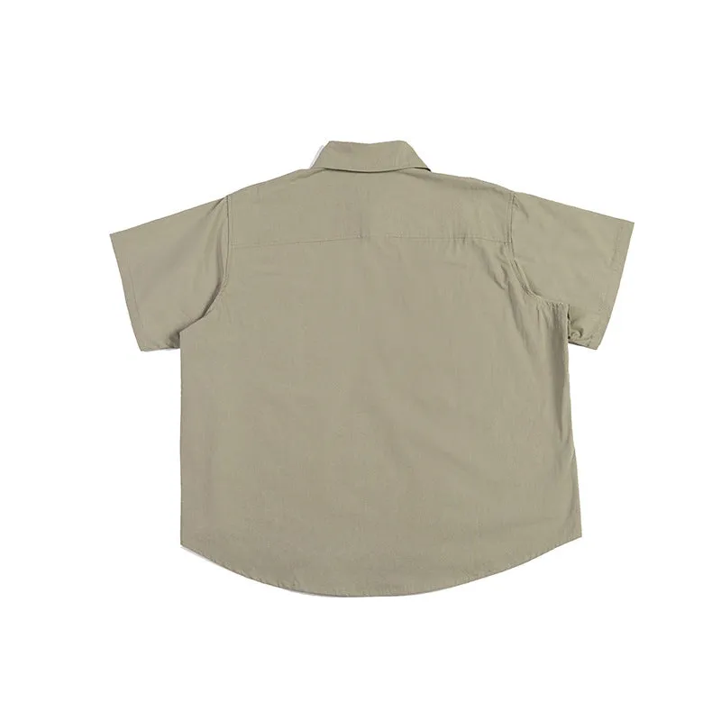 Men T-Shirt Summer Men's Solid Color Casual Simple Short Sleeve