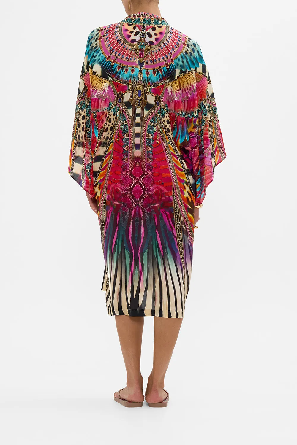 MID LENGTH KIMONO LAYER WITH COLLAR SAHARA SUPERNATURAL