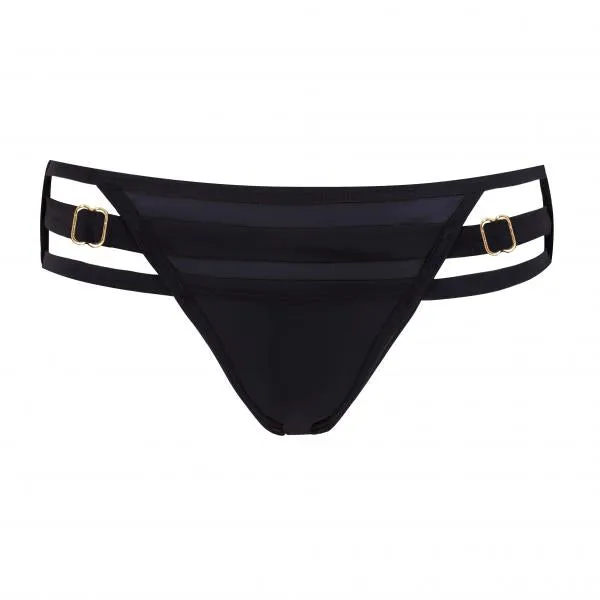 More Caspian Bikini Bottom - Black -