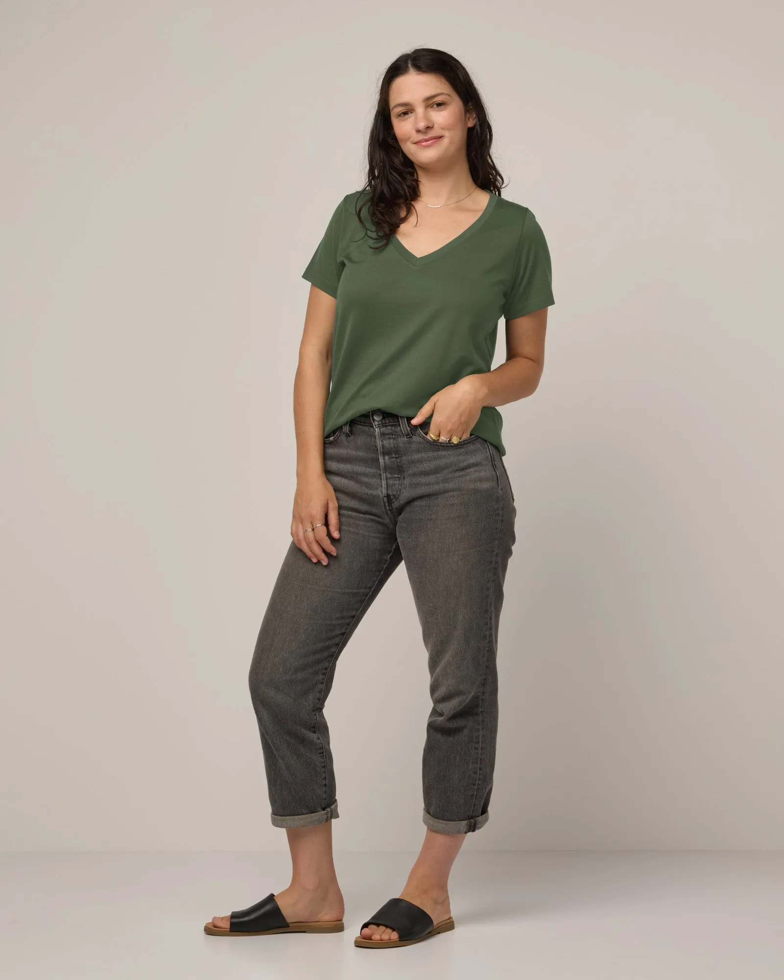 Morgan V-Neck Tee