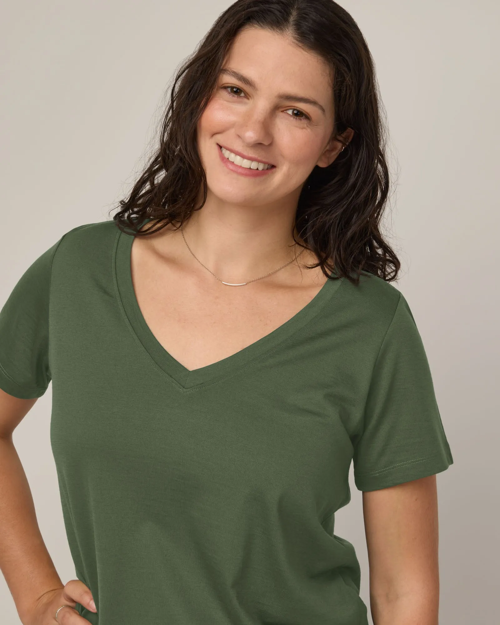 Morgan V-Neck Tee