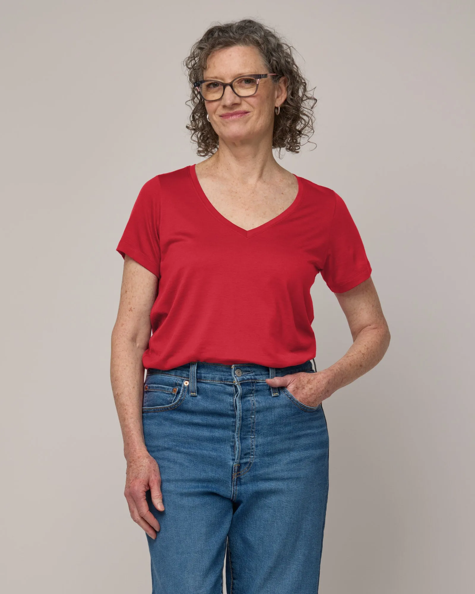 Morgan V-Neck Tee