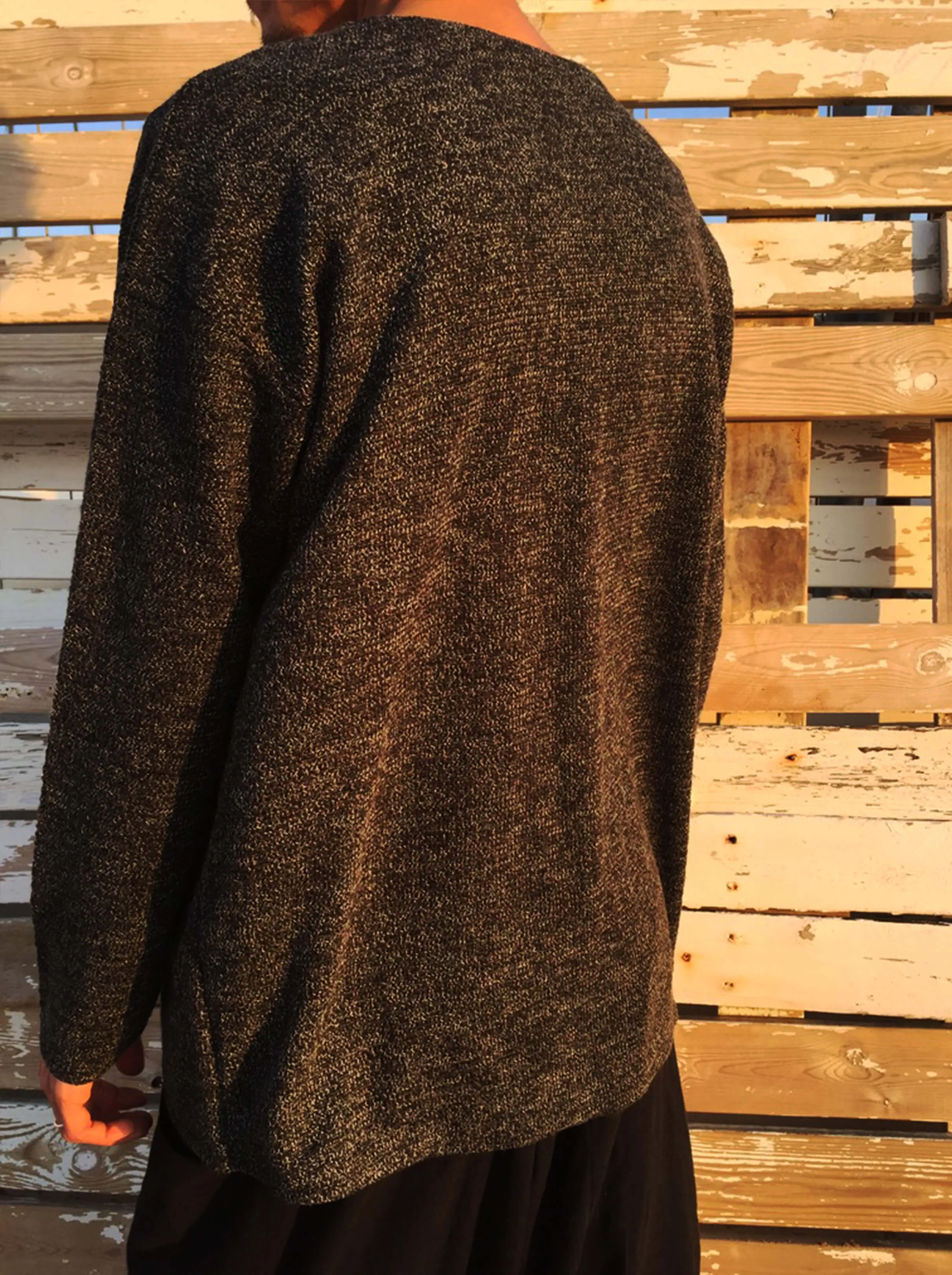 Mottled Knitted Jacket
