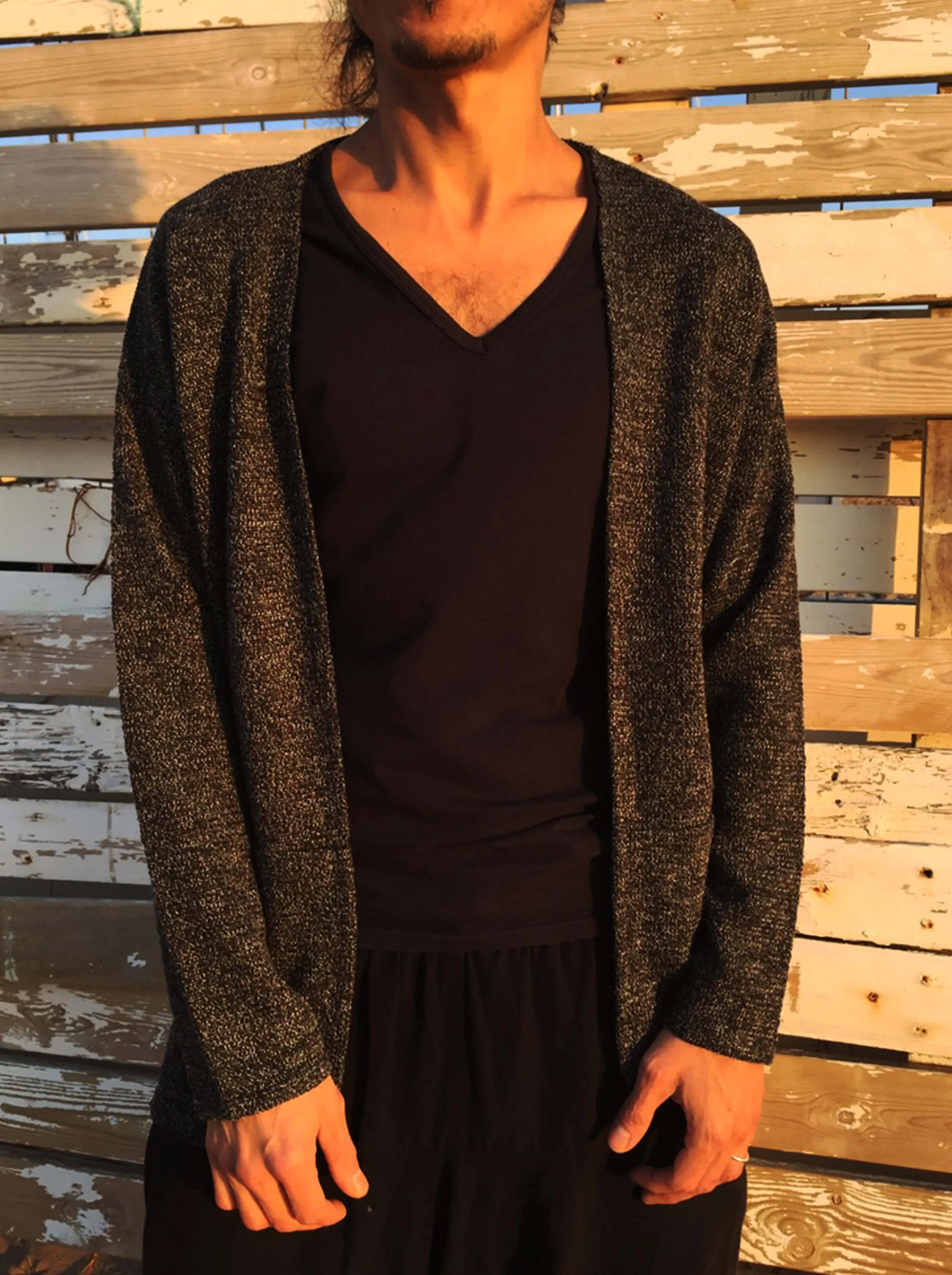 Mottled Knitted Jacket
