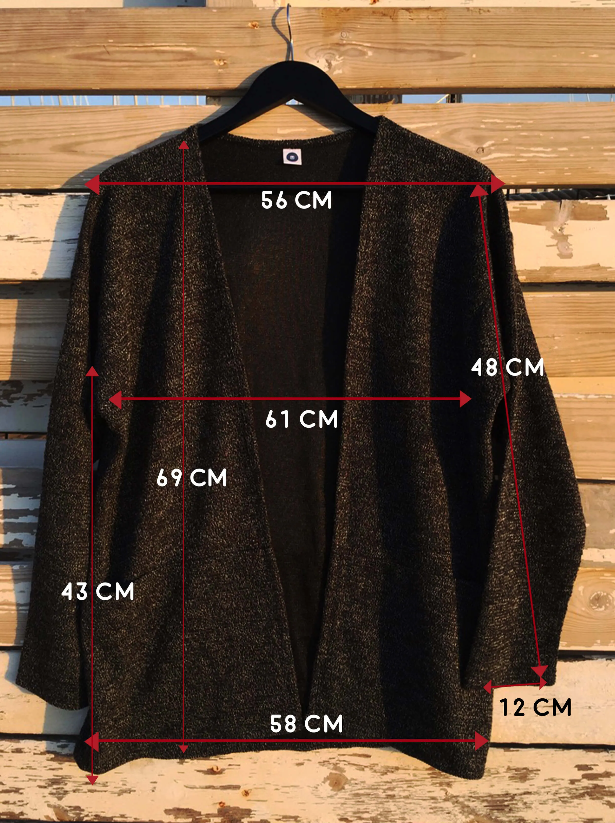 Mottled Knitted Jacket