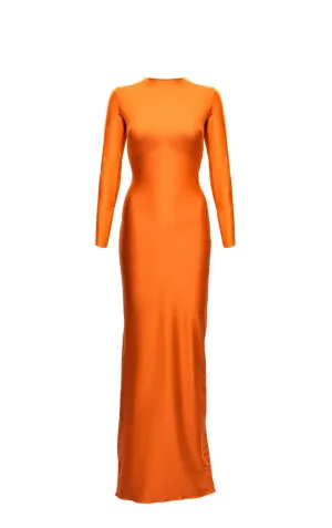 Orange Sunset Mirage Beach Cover Up Dress