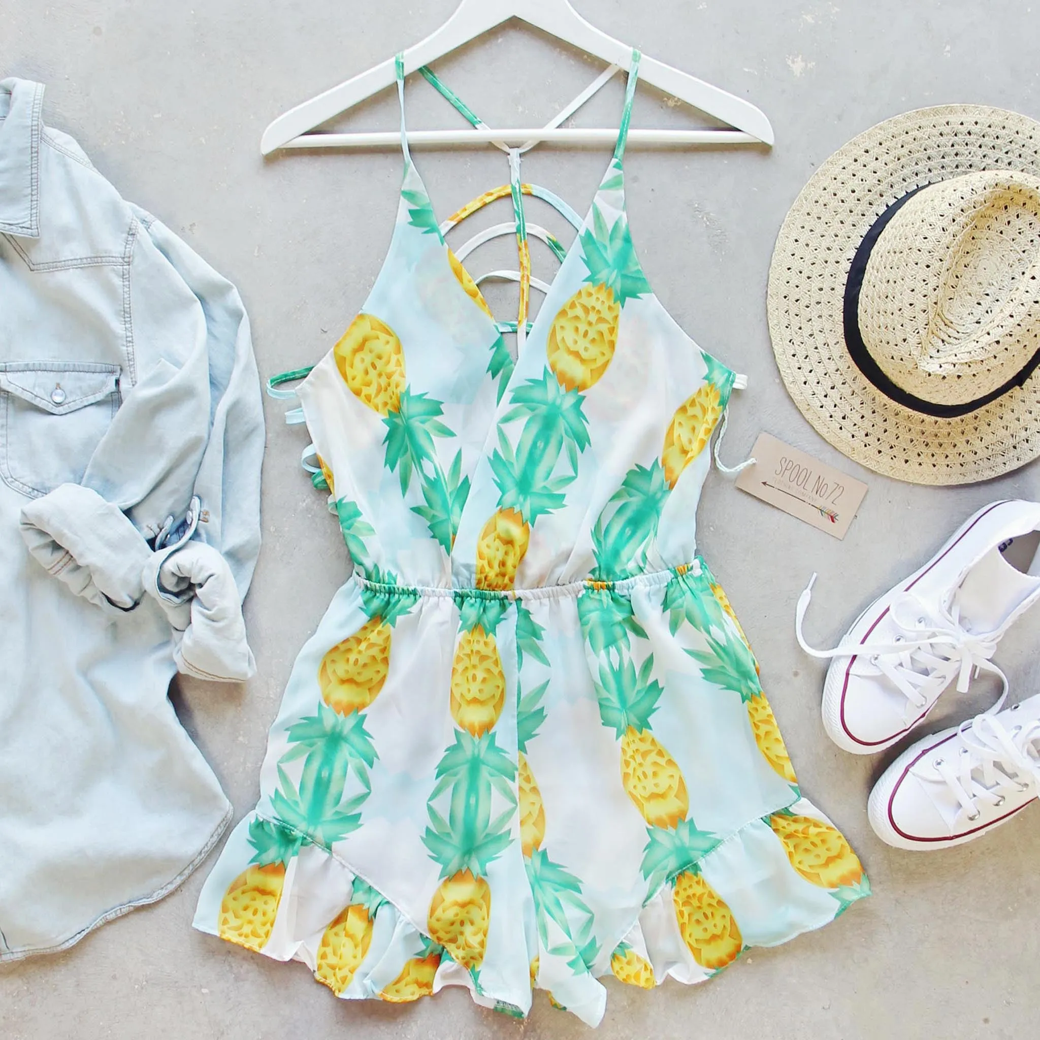 Pina Colada Romper (wholesale)
