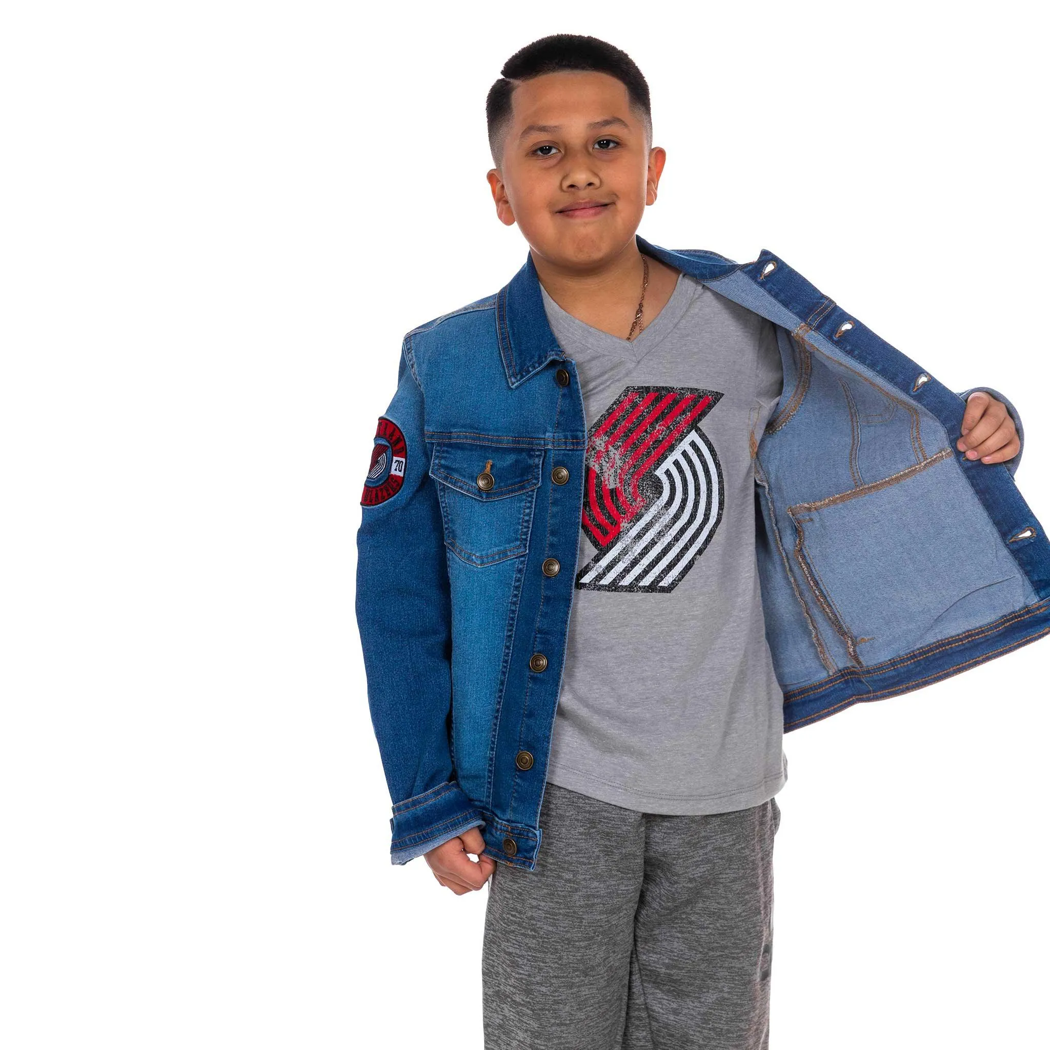 Portland Trail Blazers Old School Cool Youth Jacket