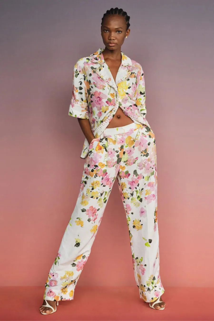 Portray Relaxed Pant Scattered Floral