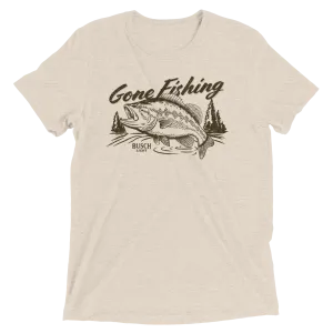"Gone Fishing" Retro Busch Light T-Shirt