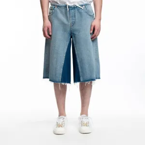 Raw Dyed Denim Shorts