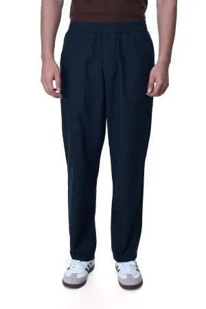 RAW SLUB RELAXED FLEXIWAIST PANTS IN BLUE