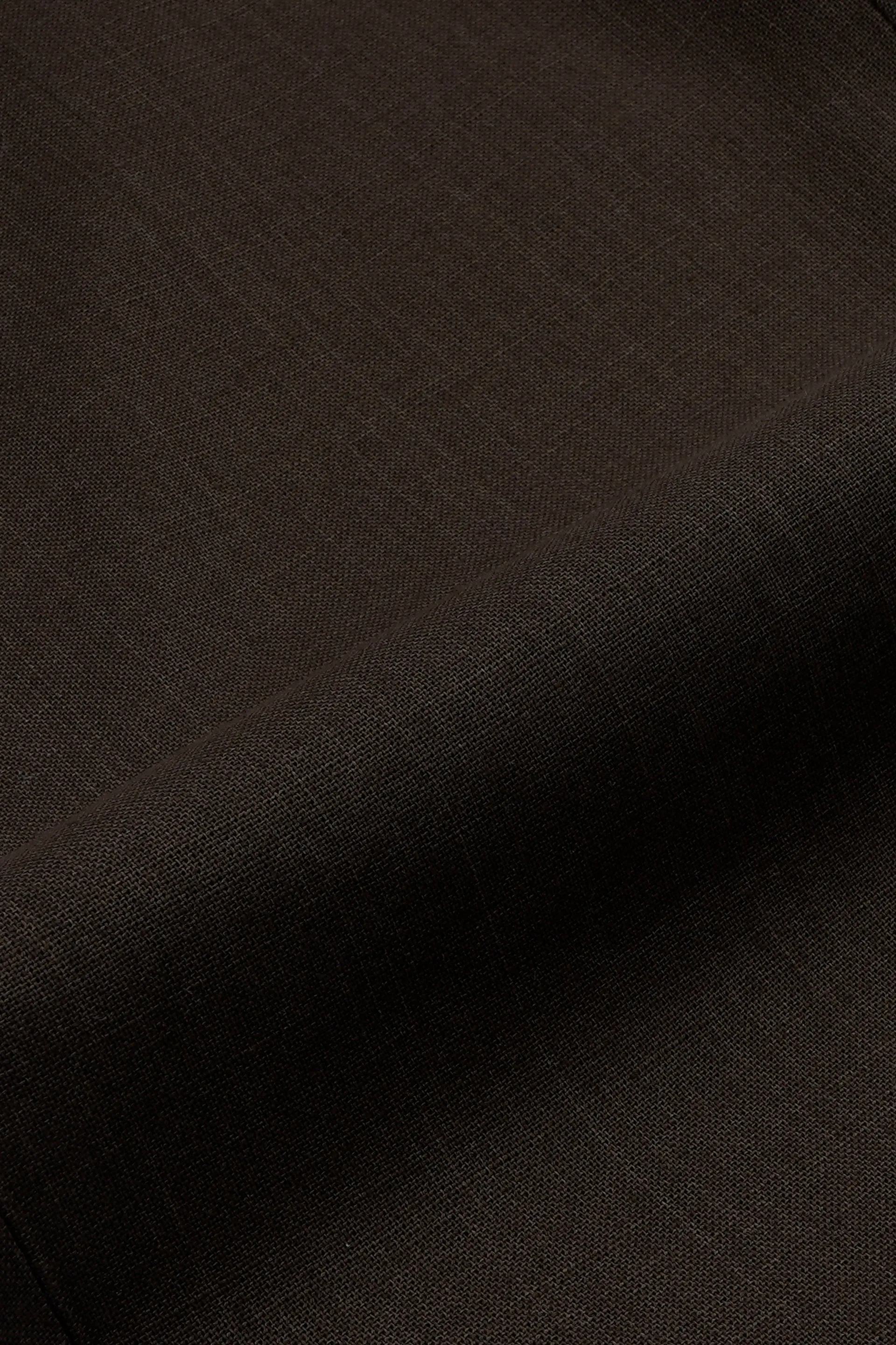 RAW SLUB RELAXED FLEXIWAIST PANTS IN BROWN