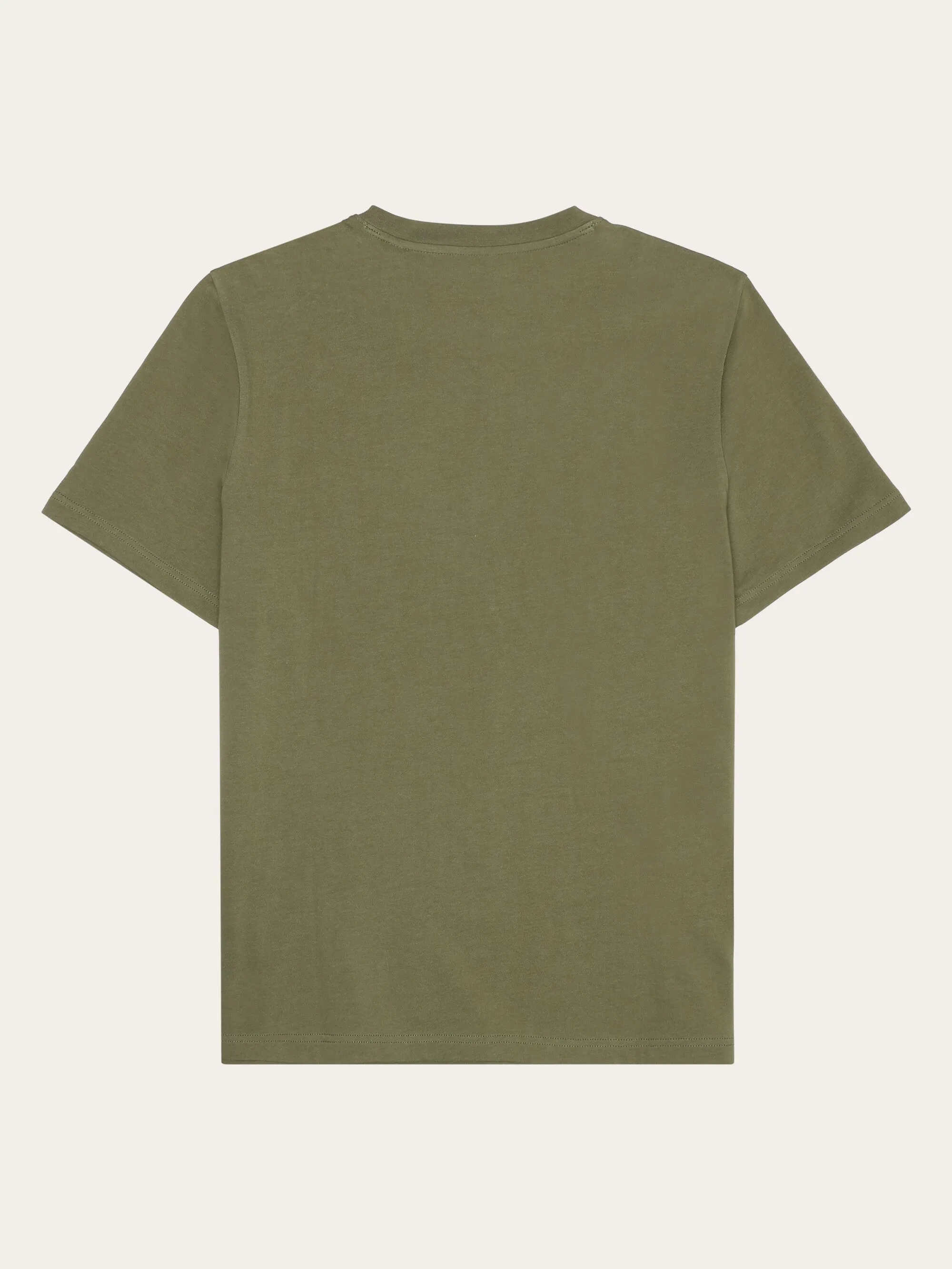 Regular short sleeve heavy single t-shirt - Regenerative Organic Certified™ - GOTS/Vegan - Burned Olive