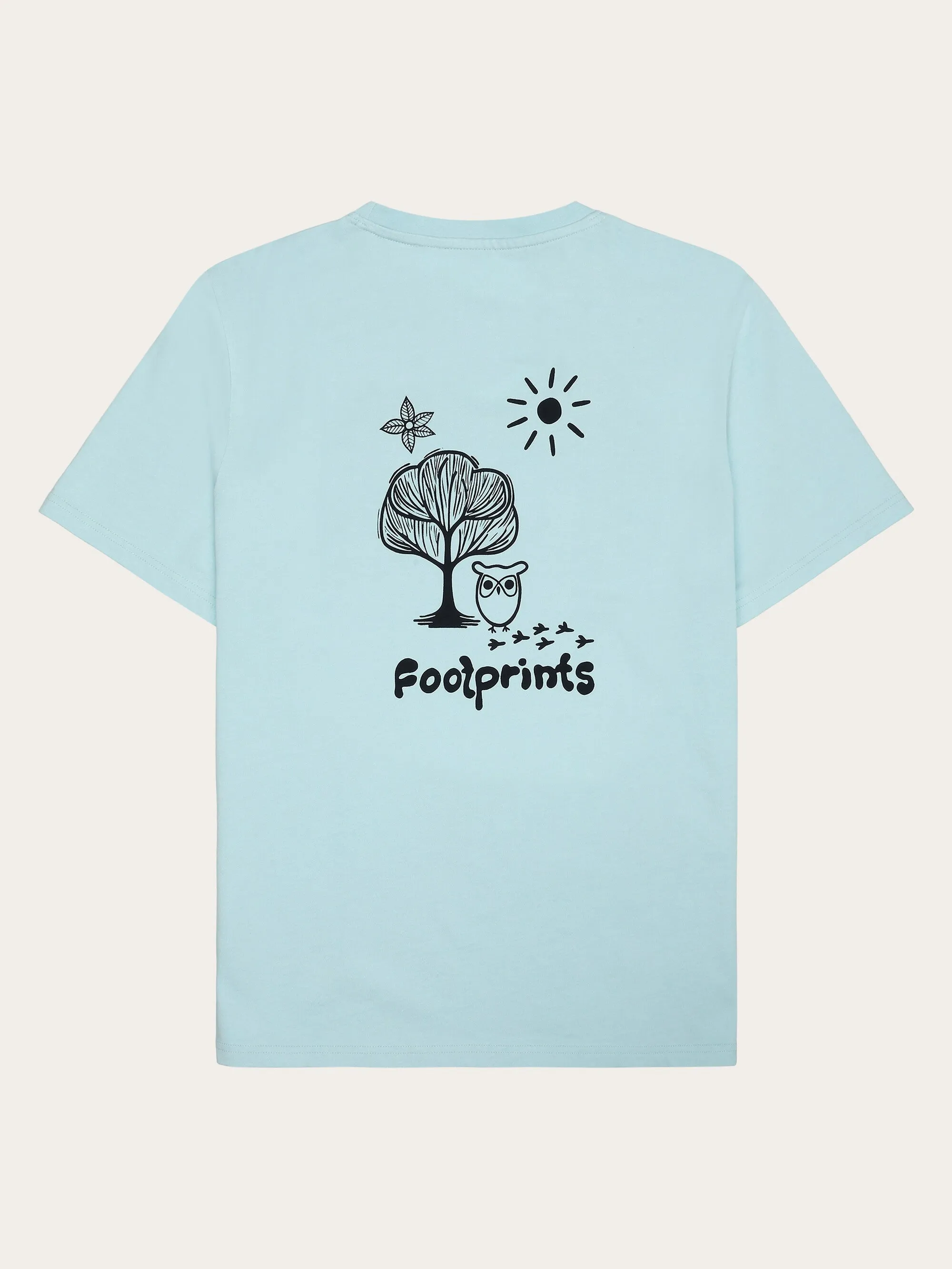 Regular single jersey printed t-shirt - Regenerative Organic Certified™ - GOTS/Vegan - Aqua-Esque