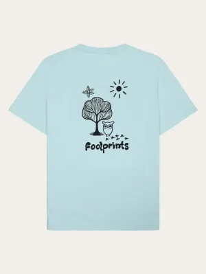 Regular single jersey printed t-shirt - Regenerative Organic Certified™ - GOTS/Vegan - Aqua-Esque