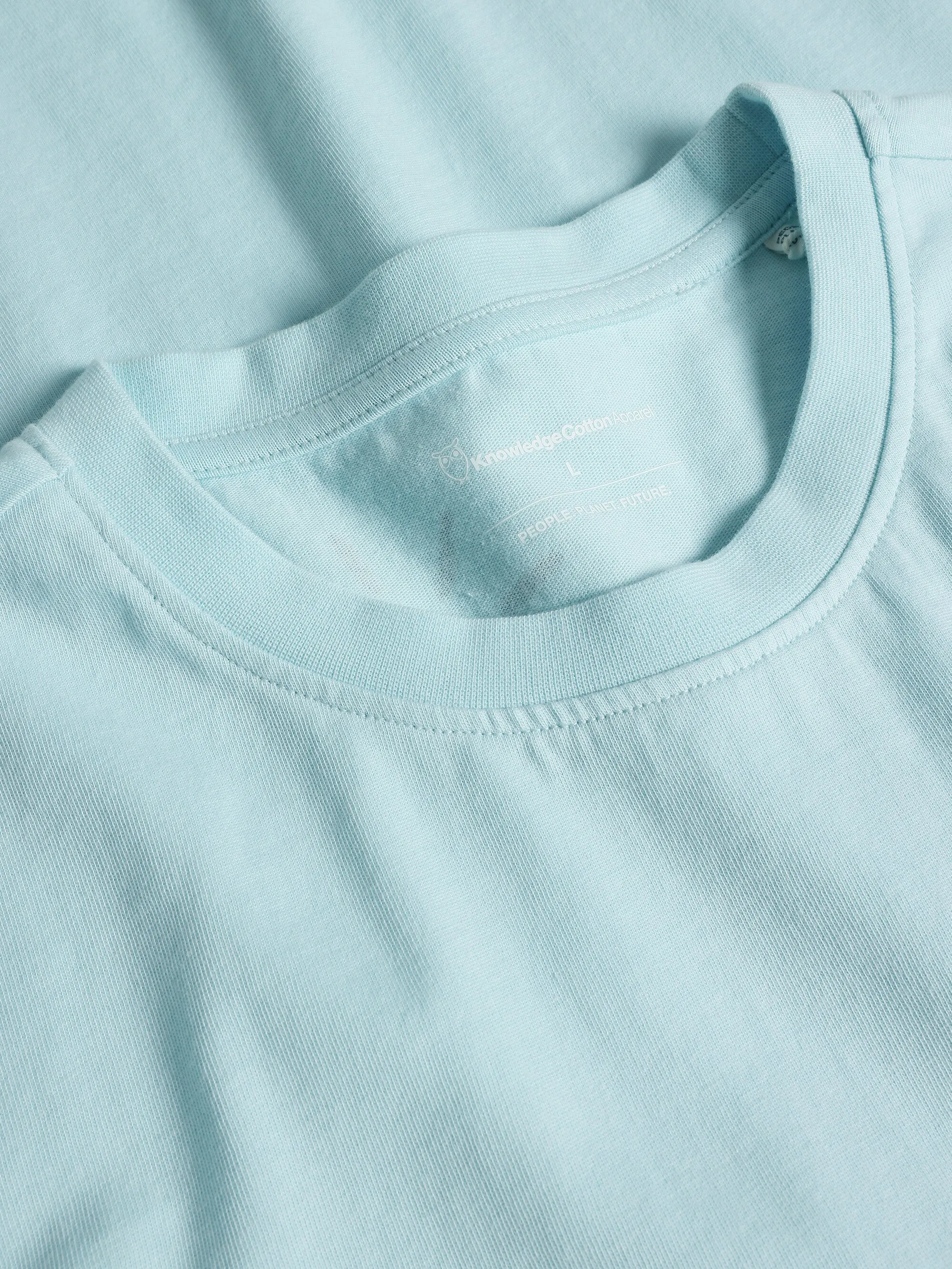 Regular single jersey printed t-shirt - Regenerative Organic Certified™ - GOTS/Vegan - Aqua-Esque