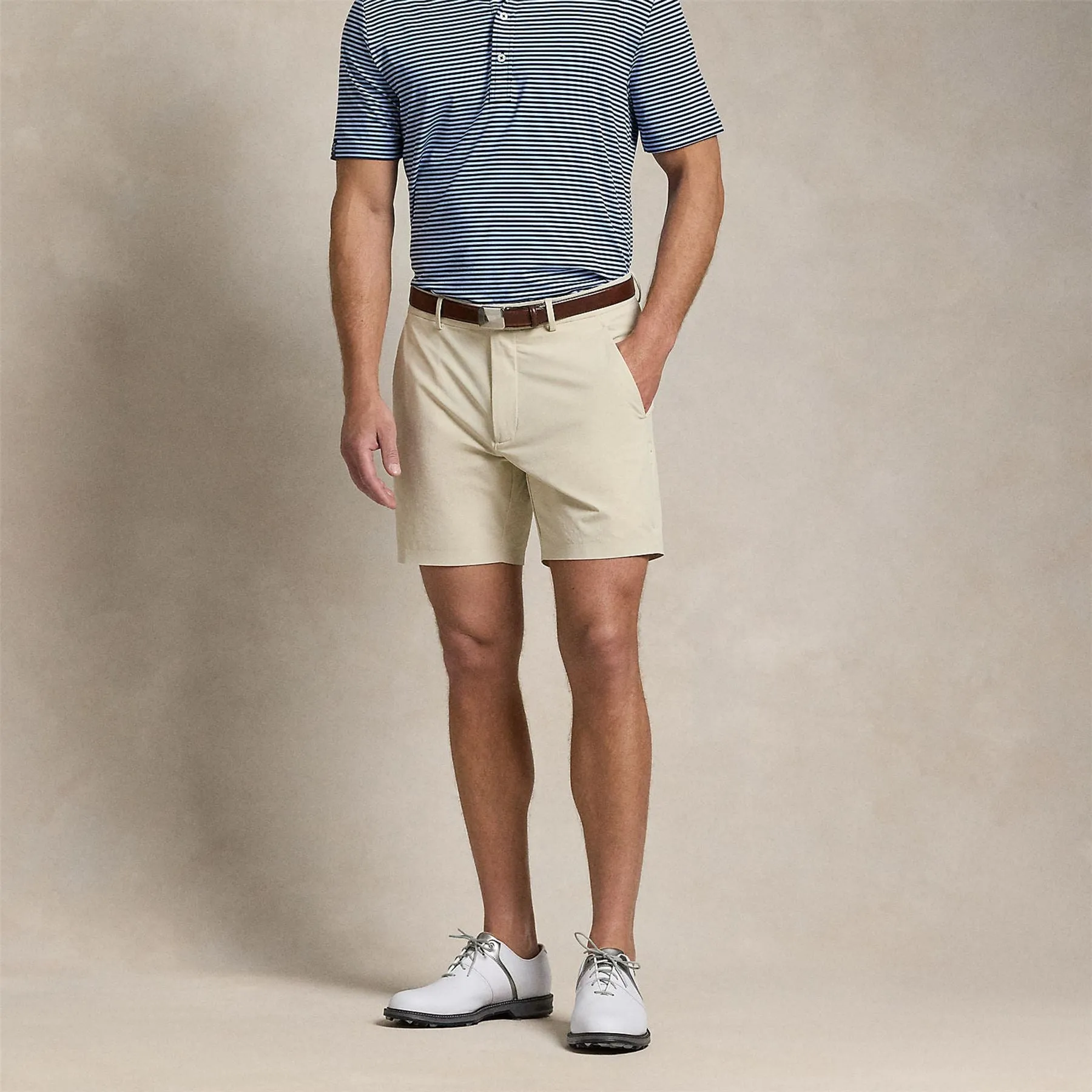 RLX Matte Stretch Nylon Shorts Basic Sand - 2024