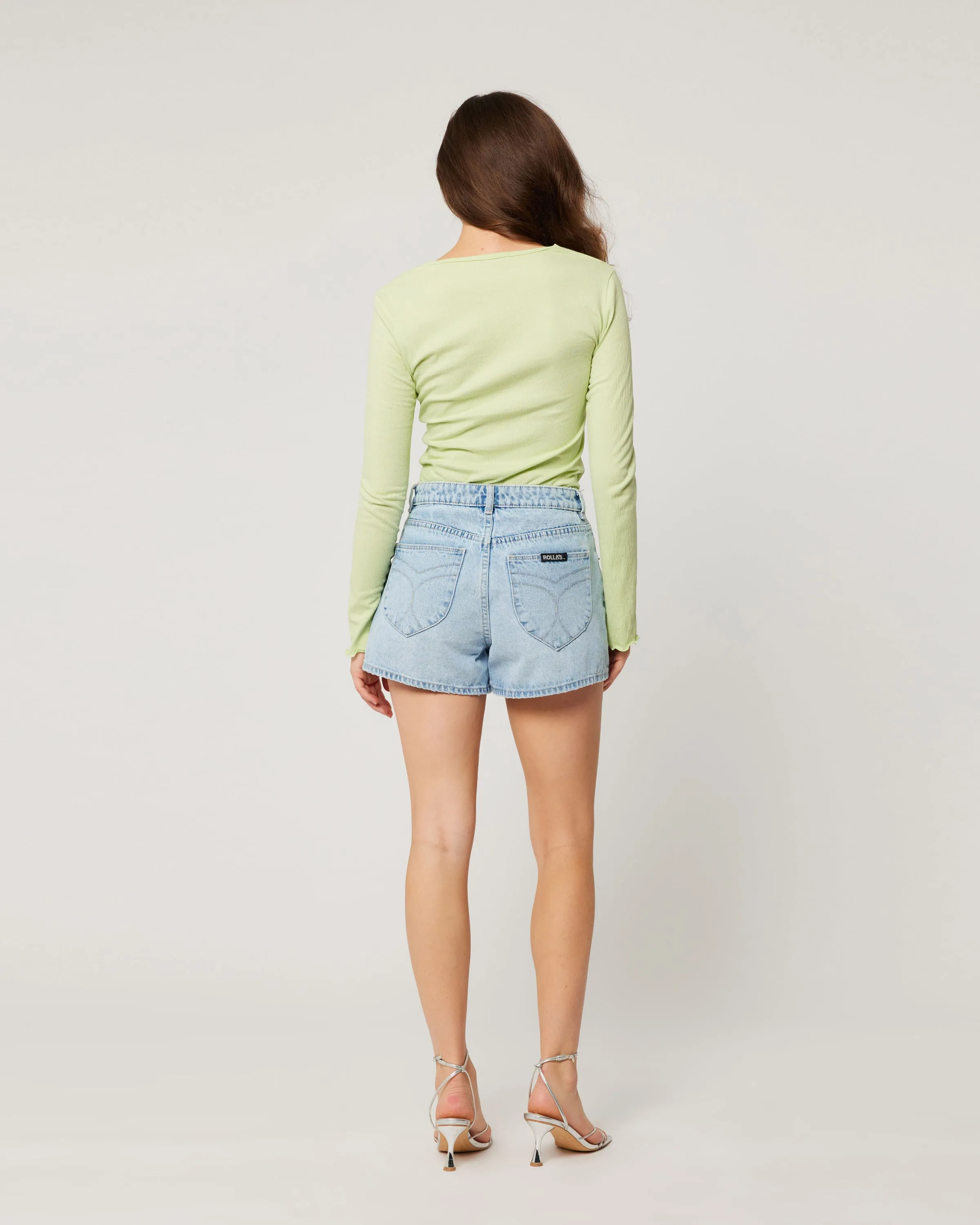 ROLLAS Original Longbeach Denim Short - Light Vintage Blue