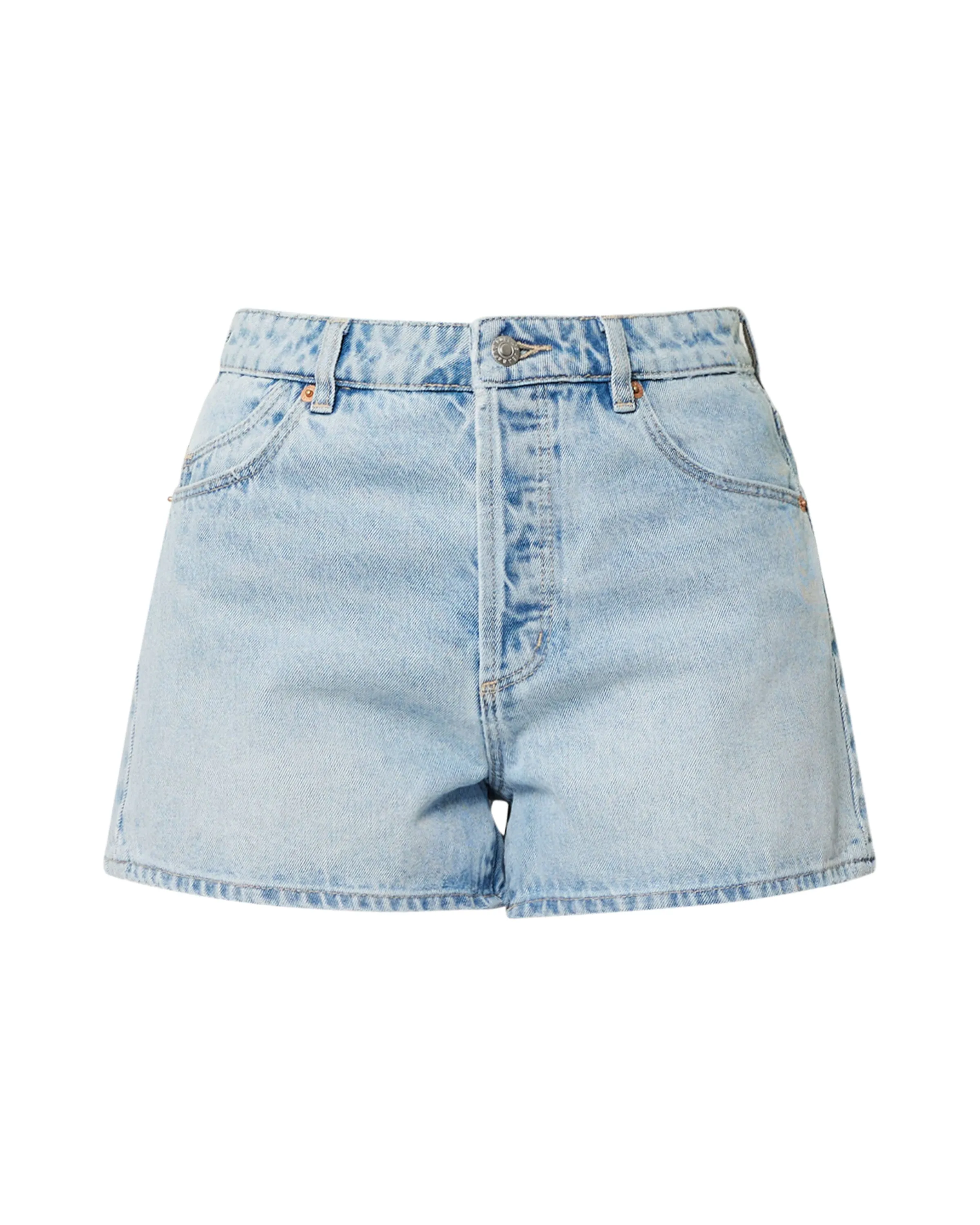 ROLLAS Original Longbeach Denim Short - Light Vintage Blue