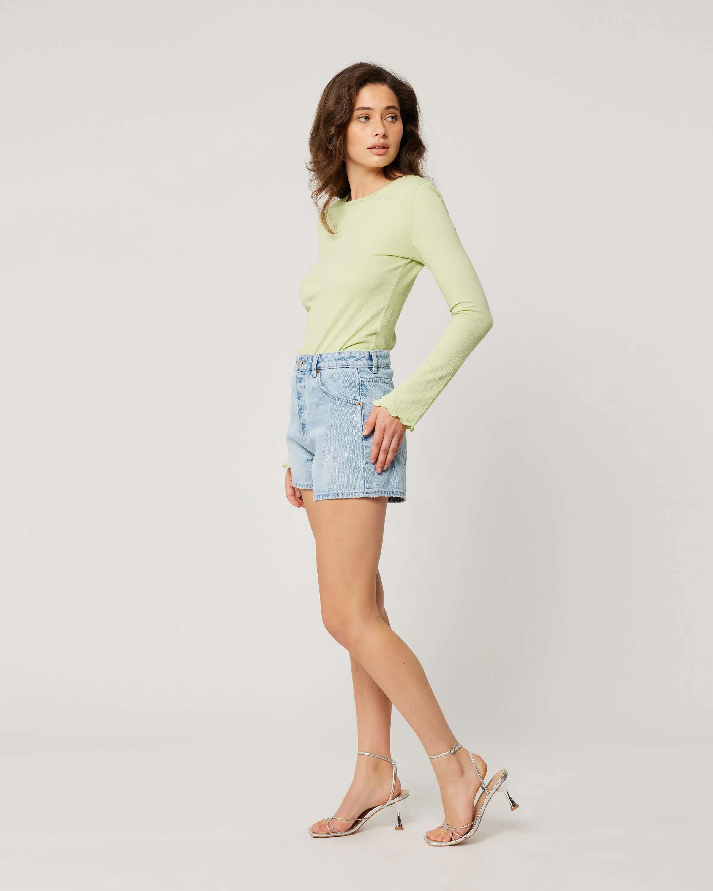 ROLLAS Original Longbeach Denim Short - Light Vintage Blue
