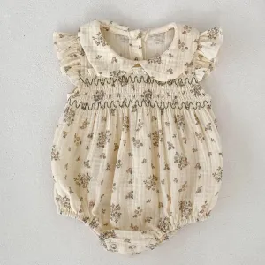 Ruffle Floral Romper