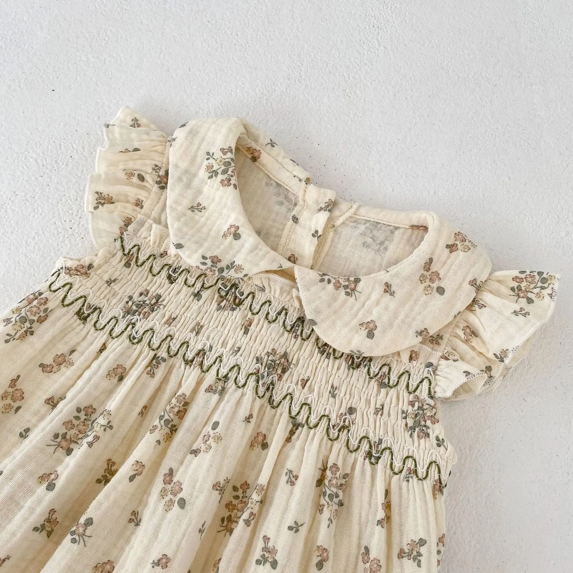Ruffle Floral Romper