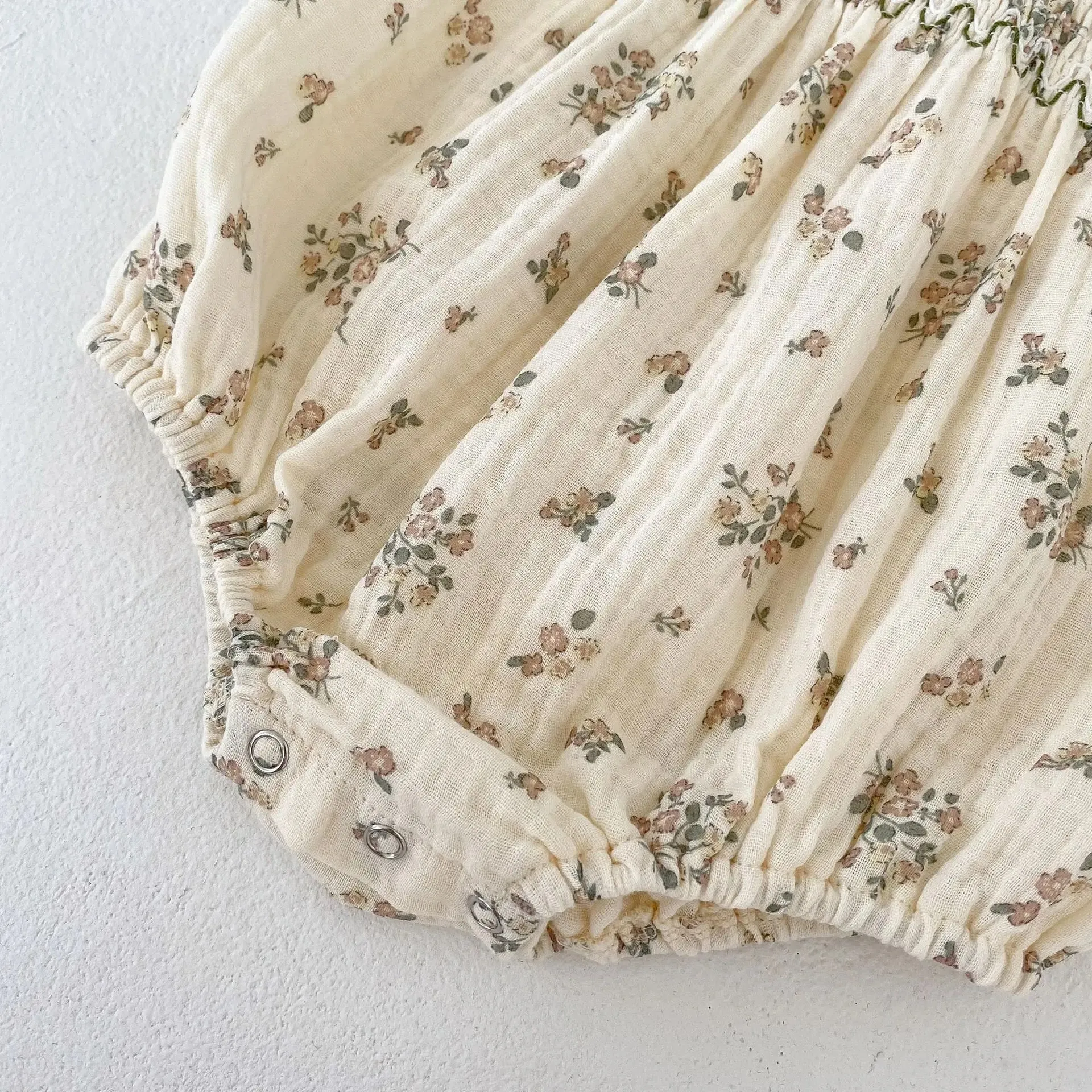 Ruffle Floral Romper