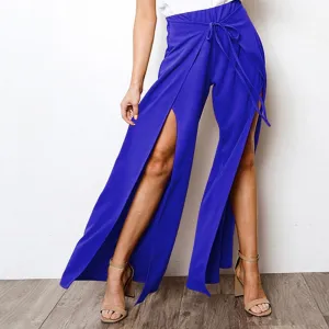 Sexy Flare High Waist Split Strap Pants