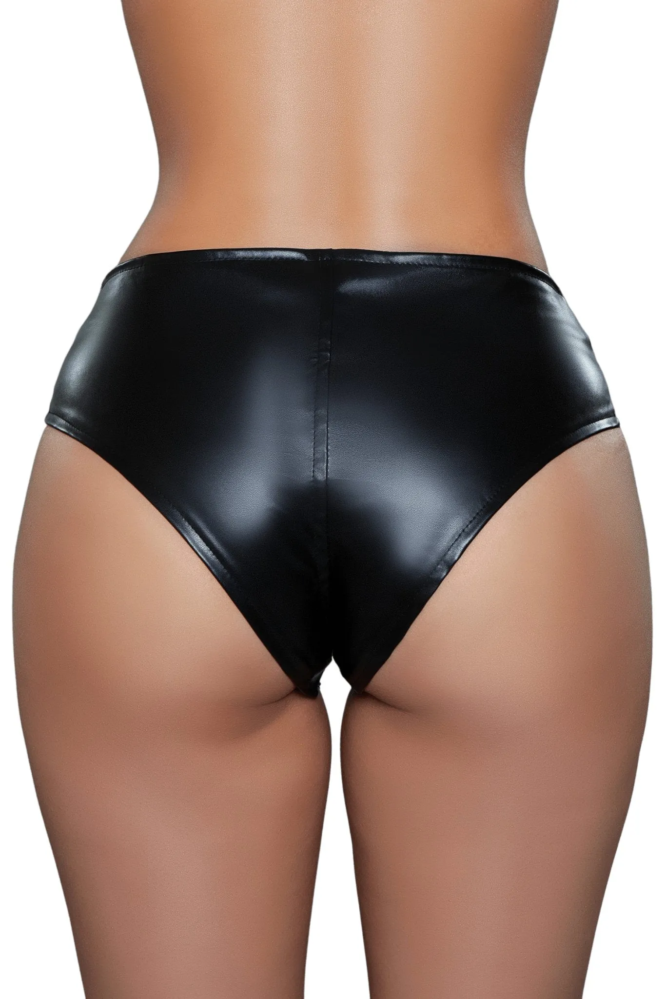 Sexy Zip Up Cheeky Shorts