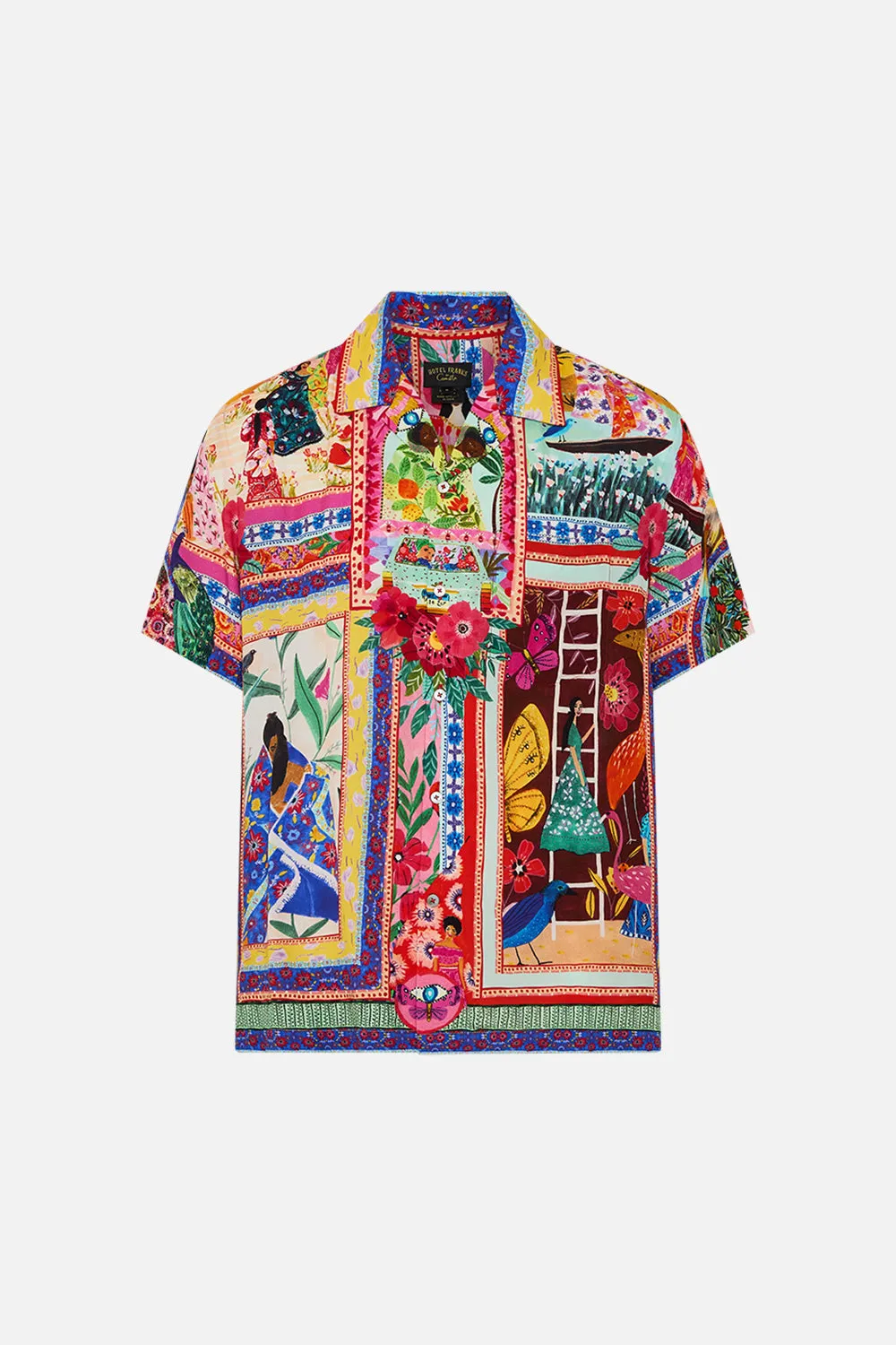 SHORT SLEEVE CAMP COLLARED SHIRT ROEQIYAS REALM