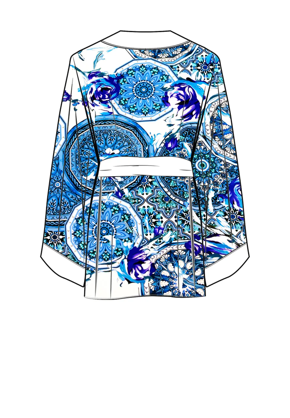 Siciliana - Aurora Kimono (Off-White)