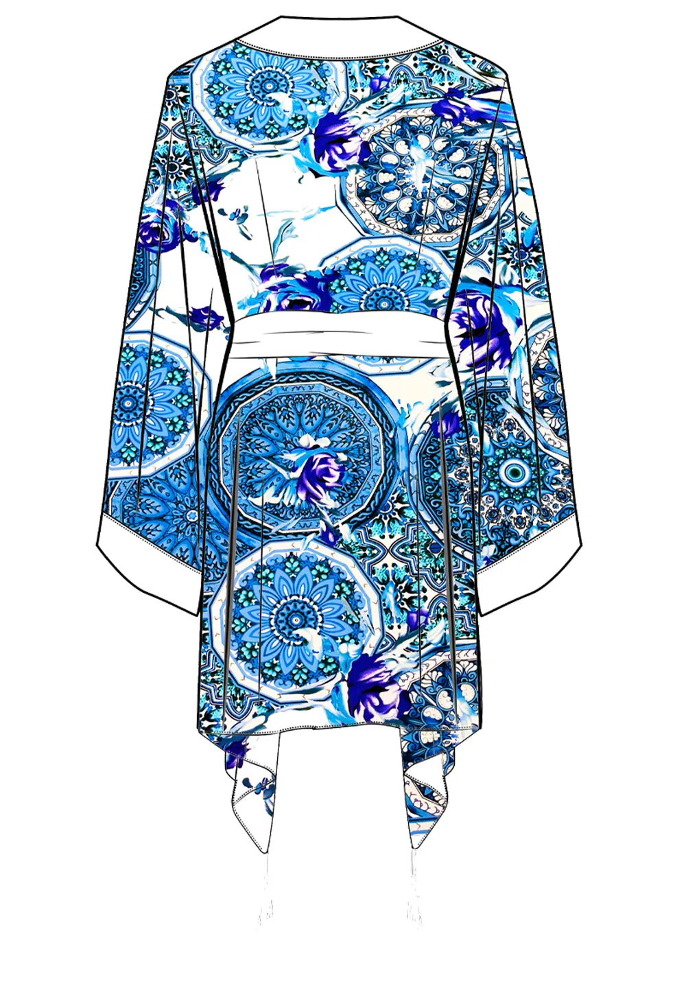 Siciliana - Aurora Kimono (Off-White)