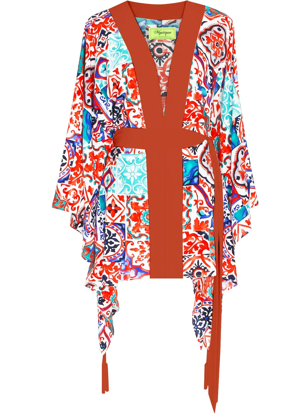 Siciliana - Carmella Kimono (Red)