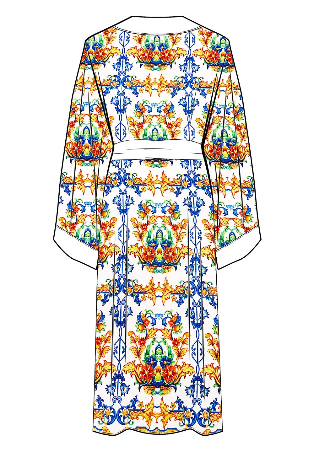 Siciliana - Chiara Kimono (Off-White)