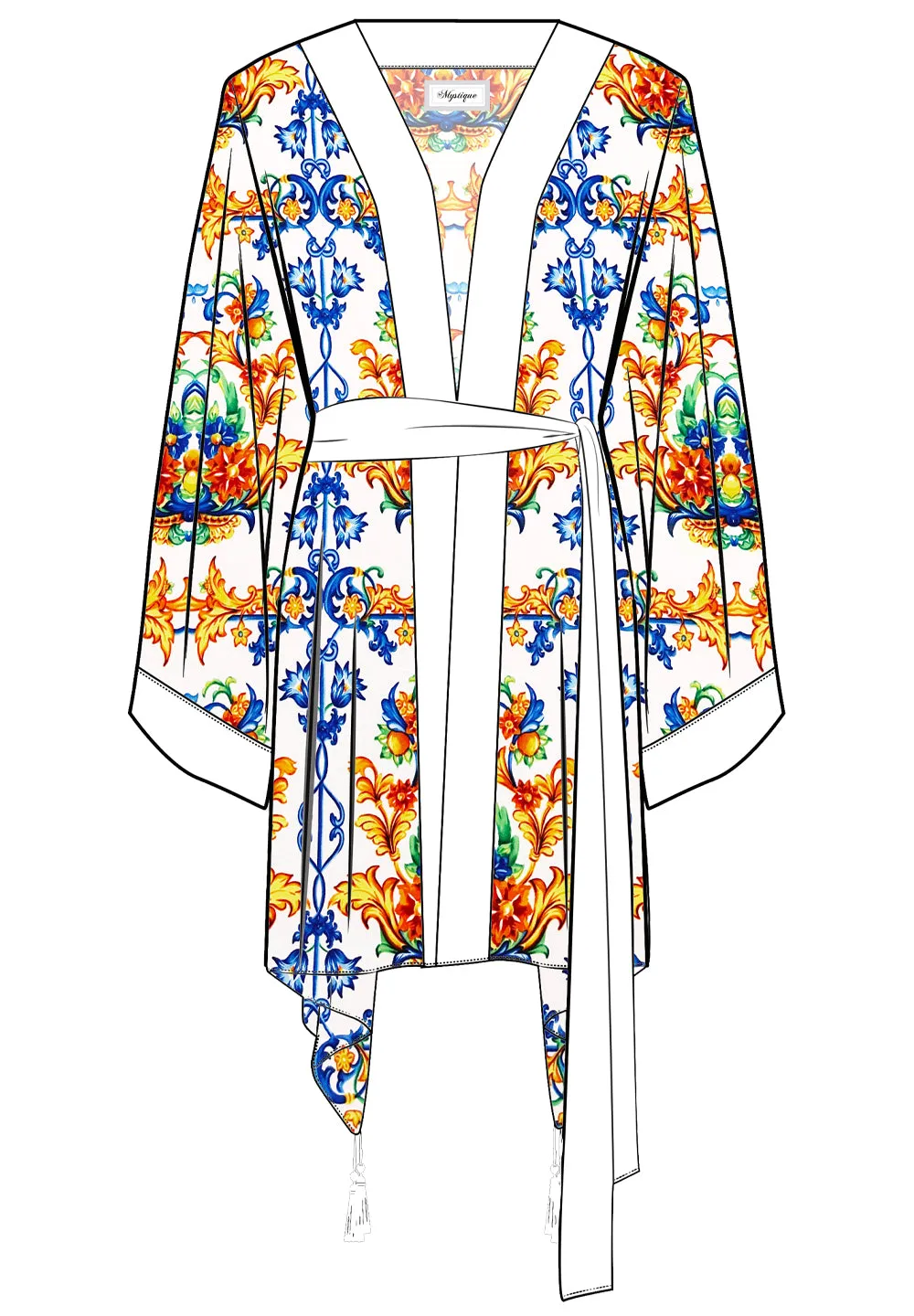 Siciliana - Chiara Kimono (Off-White)
