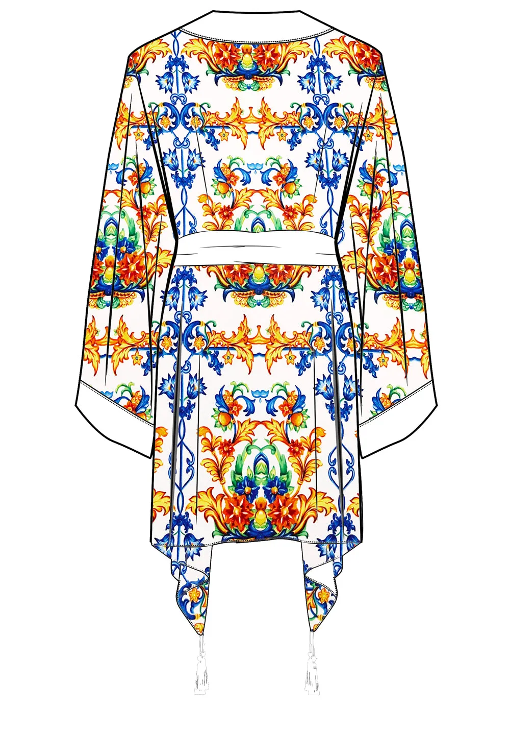 Siciliana - Chiara Kimono (Off-White)