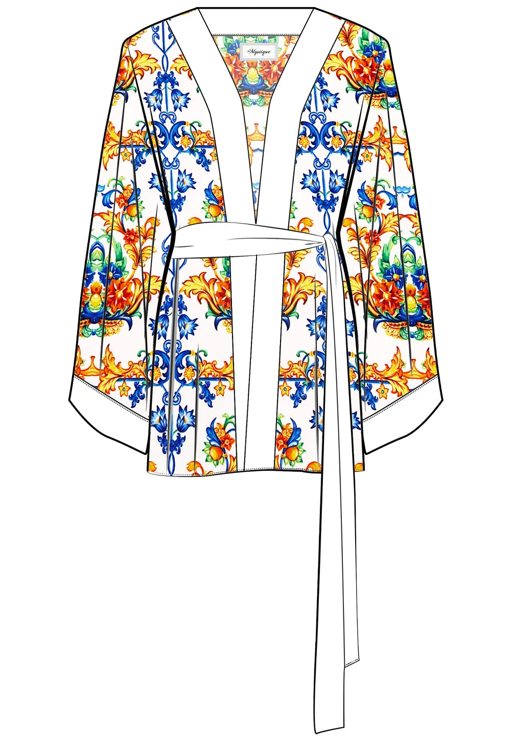 Siciliana - Chiara Kimono (Off-White)