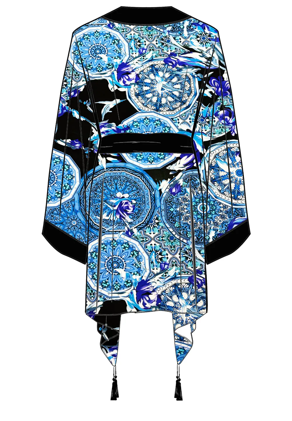 Siciliana - Luna Kimono (Black)