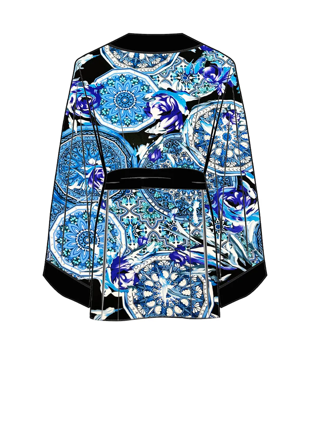 Siciliana - Luna Kimono (Black)
