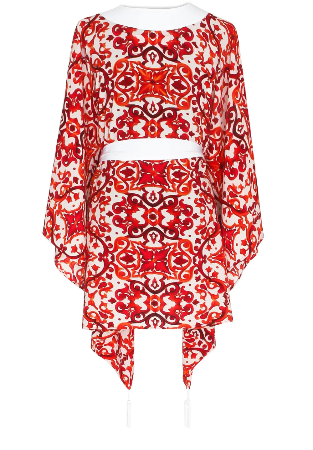 Siciliana - Rosa Kimono (Off-White)