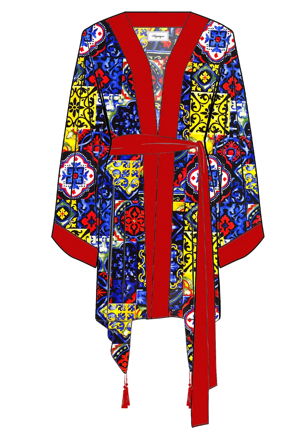 Siciliana - Valentina Kimono (Red)