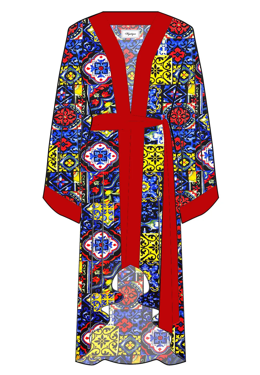 Siciliana - Valentina Kimono (Red)