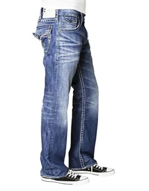 Silver Jeans Co Gordie Medium Wash Loose Fit Straight Leg Jeans